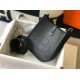 Hermes Evelyne III TPM Mini Bag In Black Clemence Leather