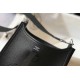 Hermes Evelyne III TPM Mini Bag In Black Clemence Leather