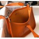 Hermes Evelyne III TPM Mini Bag In Orange Clemence Leather