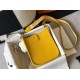 Hermes Evelyne III TPM Mini Bag In Yellow Clemence Leather