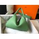 Hermes Vert Criquet Clemence Lindy 30cm Bag with GHW