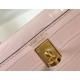 Hermes Kelly Mini II Bag In Rose Dragee Embossed Crocodile Leather