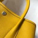 Hermes Garden Party 30 Bag In Yellow Clemence Calfskin