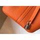 Hermes Picotin Lock 22 Bag In Orange Clemence Leather