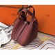 Hermes Picotin Lock 22 Bag In Bordeaux Clemence Leather