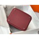 Hermes Picotin Lock 22 Bag In Bordeaux Clemence Leather