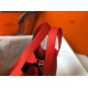 Hermes Picotin Lock 22 Bag In Red Clemence Leather