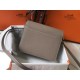 Hermes Sac Roulis Mini Bag In Grey Evercolor Calfskin