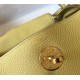 Hermes Lindy 26cm Bag In Jaune Poussin Clemence With GHW