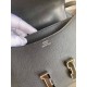 Hermes Constance Enamel 18 Handmade Bag In Black Swift Calfskin