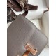 Hermes Constance 18 Handmade Bag In Etain Epsom Calfskin