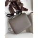 Hermes Constance 18 Handmade Bag In Etain Epsom Calfskin