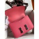 Hermes Constance 24 Handmade Bag In Rose Lipstick Epsom Calfskin