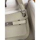 Hermes Jypsiere Mini Handmade Bag In Grey Swift Calfskin