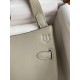 Hermes Jypsiere Mini Handmade Bag In Grey Swift Calfskin