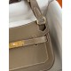 Hermes Jypsiere Mini Handmade Bag In Taupe Swift Calfskin