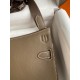 Hermes Jypsiere Mini Handmade Bag In Taupe Swift Calfskin