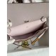 Hermes Jypsiere Mini Handmade Bag In Mauve Pale Evercolor Calfskin