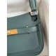 Hermes Jypsiere Mini Handmade Bag In Vert Rousseau Swift Calfskin