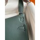 Hermes Jypsiere Mini Handmade Bag In Vert Rousseau Swift Calfskin