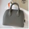 Hermes Bolide 1923 Mini Handmade Bag In Gris Meyer Evercolor Calfskin