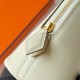 Hermes Bolide 1923 Mini Handmade Bag In Craie Epsom Calfskin