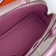 Hermes Bolide 1923 Mini Handmade Bag In Mauve Sylvestre Chevre Mysore Leather