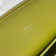 Hermes Bolide 1923 Mini Handmade Bag In Jaune Bourgeon Chevre Mysore Leather