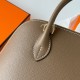 Hermes Bolide 1923 25 Handmade Bag In Taupe Epsom Calfskin