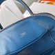 Hermes Bolide 1923 25 Handmade Bag In Deep Blue Evercolor Calfskin