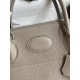 Hermes Bolide 1923 31 Handmade Bag In Gris Asphalt Clemence Leather