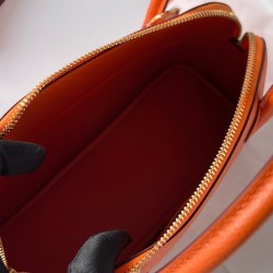 Hermes Bolide 1923 27 Handmade Bag In Orange Epsom Calfskin