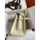 Hermes HSS Birkin 30 Bicolor Bag in Taupe and Craie Epsom Calfskin