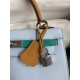 Hermes Kelly Sellier 25 Tricolor Bag in Blue/Green/SesameEpsom Calfskin