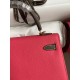 Hermes Kelly Sellier 25 Bicolor Bag in Rose Extremea nd Taupe Epsom Calfskin