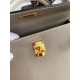 Hermes Kelly Sellier 25 Bicolor Bag in Taupe and Craie Epsom Calfskin