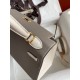 Hermes Kelly Sellier 25 Bicolor Bag in Taupe and Craie Epsom Calfskin