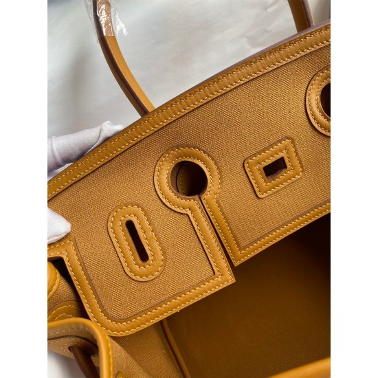 Hermes Cargo Birkin 35cm Limited-edition Bag In Sesame Canvas