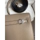 Hermes Kelly Danse II Handmade Bag In Gris Tourterelle Evercolor Calfskin