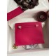 Hermes Kelly Danse II Bag In Rose Mexico Evercolor Calfskin