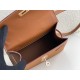 Hermes Kelly En Desordre 20 Handmade Bag In Gold Epsom Calfskin