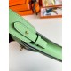 Hermes Kelly Depeches 25 Pouch in Vert Criquet Epsom Calfskin