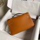 Hermes Kelly Pochette Handmade Bag In Gold Swift Calfskin