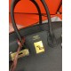 Hermes Birkin 25cm Bag In Black Togo Leather