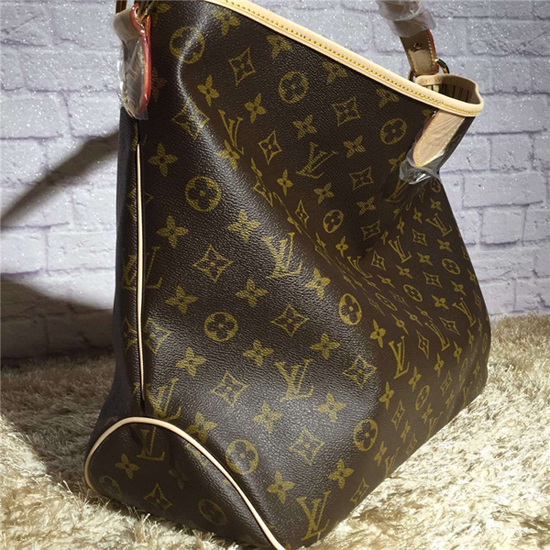 Louis Vuitton M40353 Delightful Monogram MM Hobo Bag Monogram Canvas