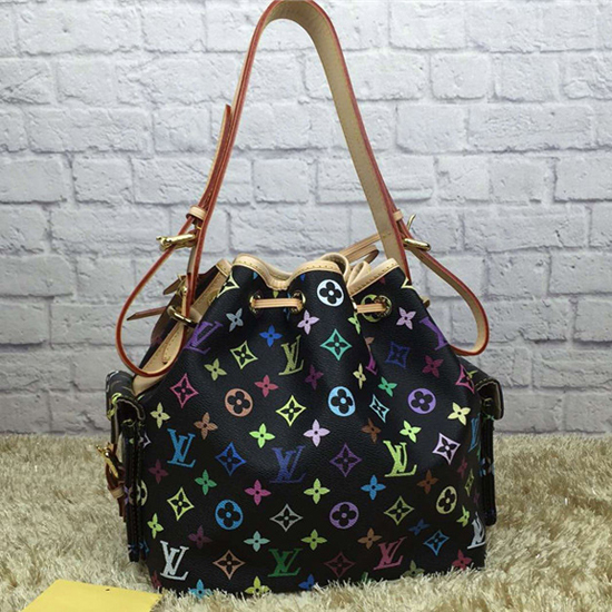 Louis Vuitton M42230 Petit Noe Shoulder Bag Monogram Multicolore Canvas