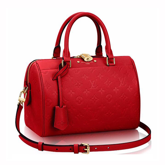 Louis Vuitton M42399 Speedy Bandouliere 25 Tote Bag Monogram Empreinte Leather