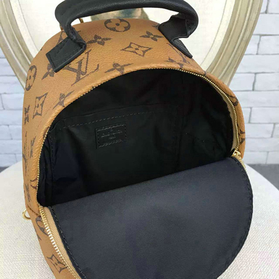 Louis Vuitton M42411 Palm Springs Backpack Mini Monogram Canvas