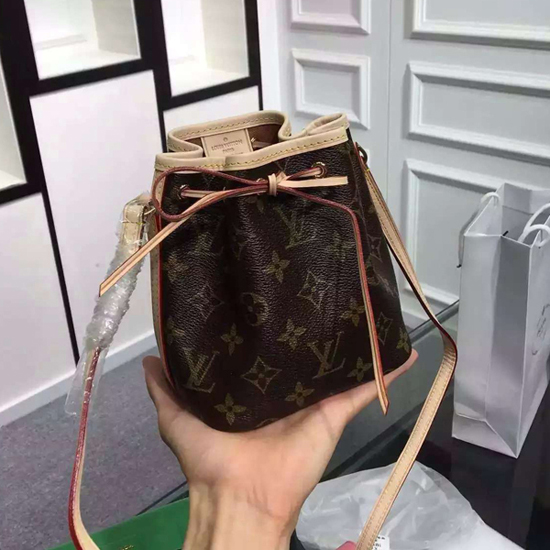 Louis Vuitton M41346 Nano Noe Shoulder Bag Monogram Canvas