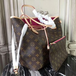 Louis Vuitton M41178 Neverfull MM Shoulder Bag Monogram Canvas